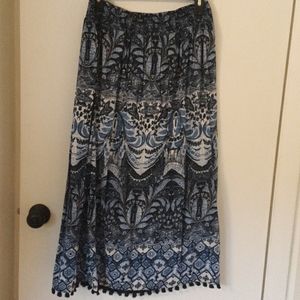 Long lined skirt